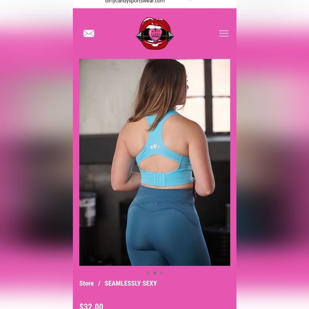 Blue sports top - Picture 4 of 4